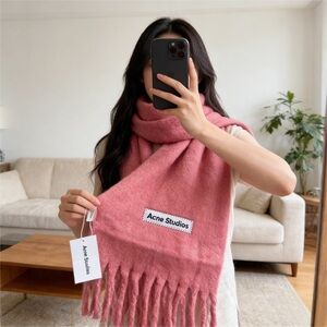 Acne Studios Pink Scarf